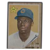 1962 Topps Lou Brock Rookie Card