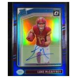 #66/99 Luke McCaffrey SIGNED 2024 ROOKIE CARD