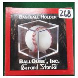 BallQube Grand Stand Baseball Holder, UNUSED