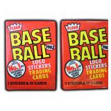 (2) Unopened 1982 Fleer Baseball Packs