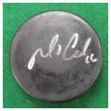 Mario Lemieux Signed Puck with Elite COA