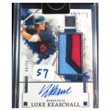 Luke Keaschall #d, SIGNED ROOKIE RELIC Card