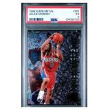 1996 METAL #201 ALLEN IVERSON PSA 5
