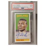 #97/150 SIGNED 2014 Topps Khalil Mack (RC) PSA 9