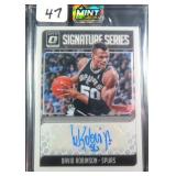 SIGNED 2018-19 David Robinson Optic Basketball