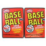 (2) Unopened 1982 Fleer Baseball Packs