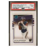 2020 JUSTIN JEFFERSON CLEARLY (RC) PSA 9