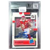 2022 SKYY MOORE SIGNED (RC) Beckett Auto 10