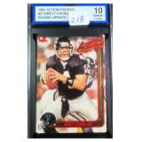 1991 Action Packed Brett Favre (RC) ISA Graded 10