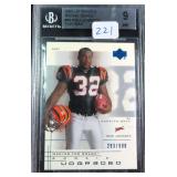#293/900 2001 UD Rudi Johnson (RC) Beckett 9