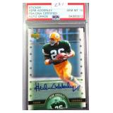 Herb Adderley Signed Sticker Auto graded 10 by PSA