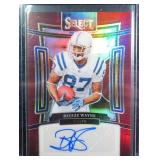 #37/75 Reggie Wayne SIGNED 2023 Select Prizm