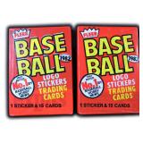 (2) Unopened 1982 Fleer Baseball Packs