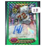 #58/99 SIGNED Dexter Manley Topps Football Card