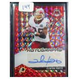 #104/199 Clinton Portis SIGNED 2025 Mosaic Prizm