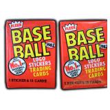 (2) Unopened 1982 Fleer Baseball Packs