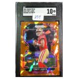 2021 Prizm Trey Lance Orange Ice (RC) SGC 10