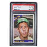 1966 Topps Diego Segui PSA 8