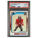 2024 OPTIC #216 BUCKY IRVING HOLO (RC) PSA 10