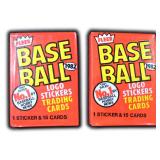 (2) Unopened 1982 Fleer Baseball Packs