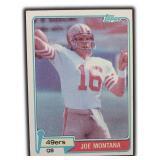 1981 Topps Joe Montana Football Card