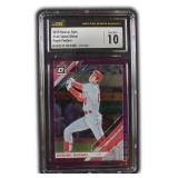 2019 Optic Shohei Ohtani Purple CSG 10