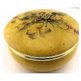 Vintage Hand Carved Italian Alabaster Lidded