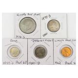 1976-S Kennedy Proof Half, 1998-S Proof