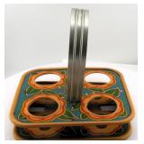 Vintage Tin Litho Toy Drink Carrier
