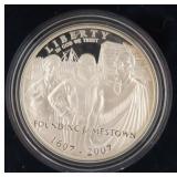 $62.27 Melt Value 2007 Jamestown U.S. Proof Dollar