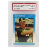 1987 Fleer Update Glossy Mark McGwire (RC) PSA 9