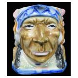 Occupied Japan Toby Mug, Indian Chief, way cool