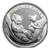 Australian Koala One Troy Ounce .9999 Fine Silver