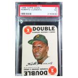 1968 TOPPS GAME #6 ROBERTO CLEMENTE PSA 7