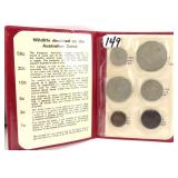 1973 Australian Wildlife Coins, Wonderfully Toned