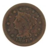 1851 Large Cent