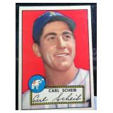 1952 Topps #116 Carl Schieb Philadelphia Athletics