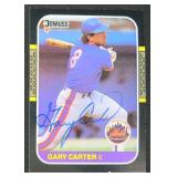 Gary Carter Signed Baseball Card, JSA COA