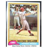 1981 Johnny Bench Topps Card
