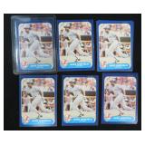 SIX (6) Dave Winfield Baseball Cards