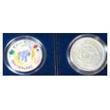 TWO (2) Republic of Liberia $10 Lucky Coin