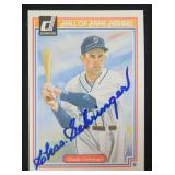 Charlie Gehringer Signed Baseball Card, JSA COA