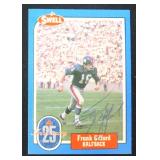 Frank Gifford Signed Football Card with JSA COA