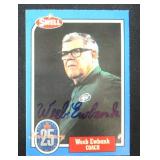 Webb Ewbank Signed Football Card, JSA COA