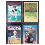 Four (4) Reggie Jackson Baseball Cards