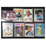 Eight (8) Baseball Cards incl. Dave Parker
