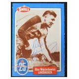 Alex Wojciechowicz Signed Football Card, JSA COA