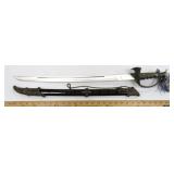 NO SHIP: 27" Sword with Scabbard