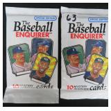 TWO (2) 1992 Baseball Enquirer Unopened Packs