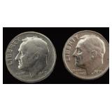 $12.16 Melt Value 1-12-26: (2) Silver Roosevelt